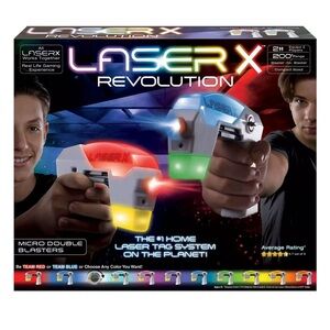 Laser X Revolution Micro Double Blasters 2 Player Laser Tag Game Boys Toy